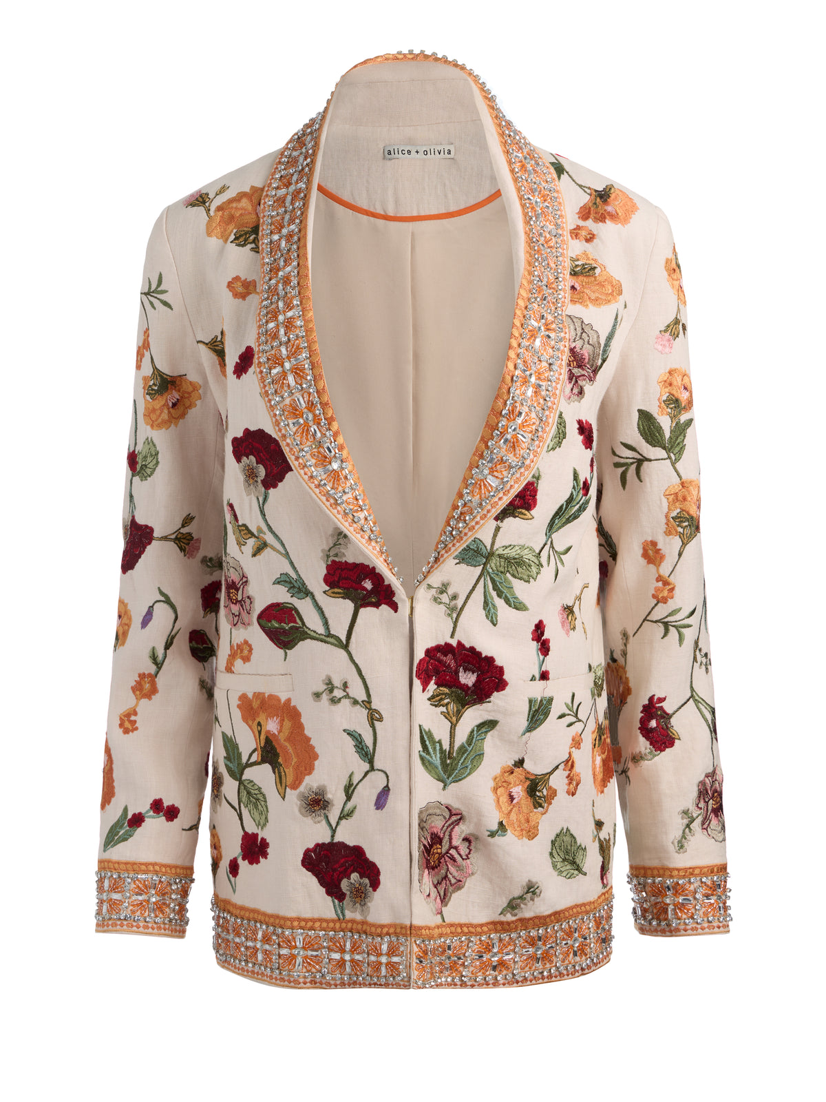 BLAZER IVAN CON DECORAZIONI - MELANGE AVENA/MULTICOLORE