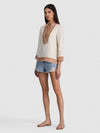 ELEONORA EMBELL TUNIC TOP-OFF WHITE MULTI-ALICE + OLIVIA
