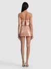 MACE PAILLETTE MINI SKORT-ROSE TAN-ALICE + OLIVIA