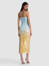 FIFI SEQUIN MIDI DRESS-CLEAR SKIES-ALICE + OLIVIA