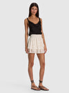 MINIGONNA-SHORT A RUFFLES IN PAILLETTES BETHIE-ALICE + OLIVIA