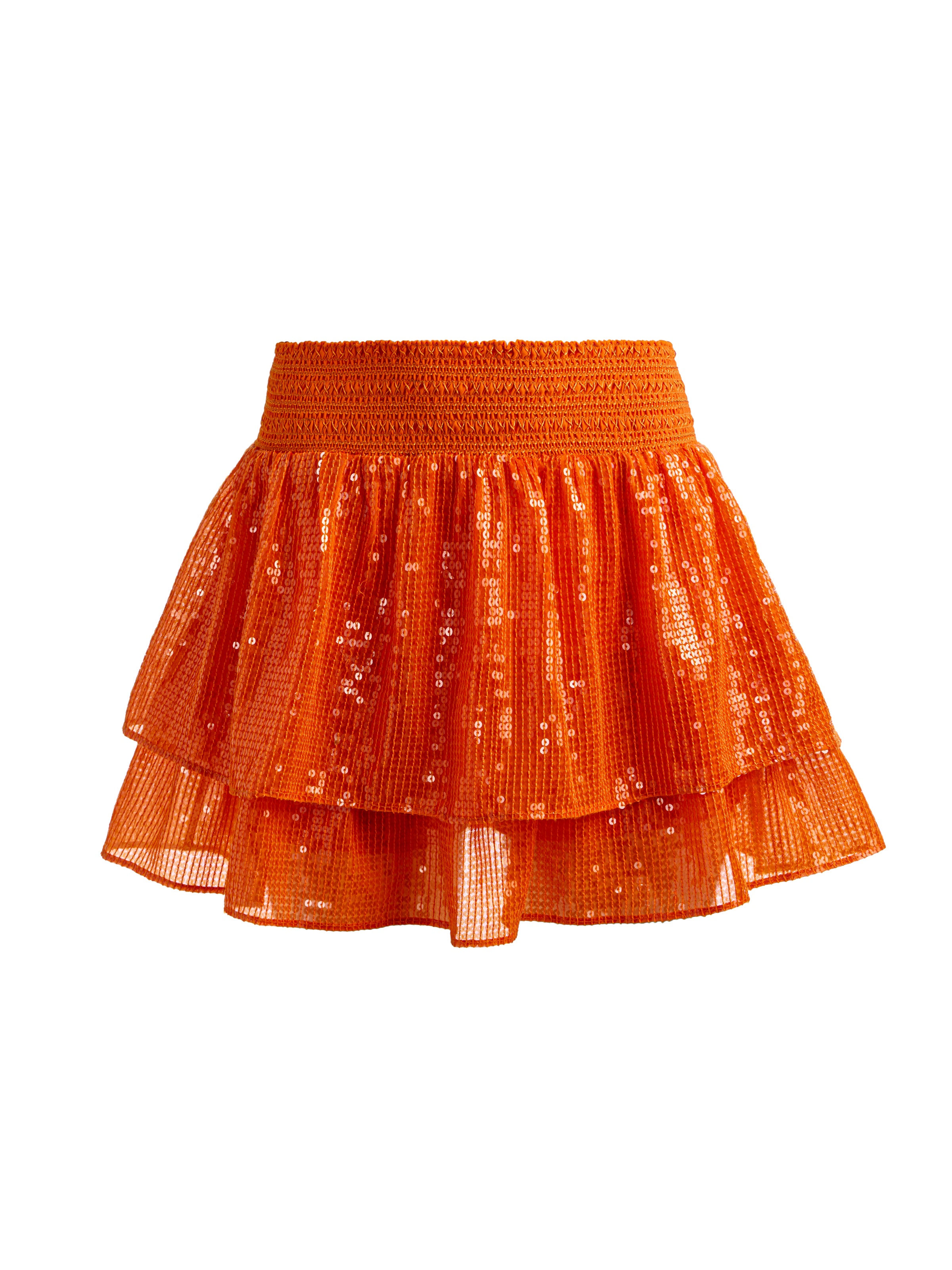 MINIGONNA-PANTALONCINO BETHIE CON VOLANT DI PAILLETTES-ALICE + OLIVIA