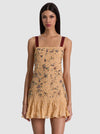 LINNEA EMBELLISHED MINI DRESS-LIGHT PEACH-ALICE + OLIVIA