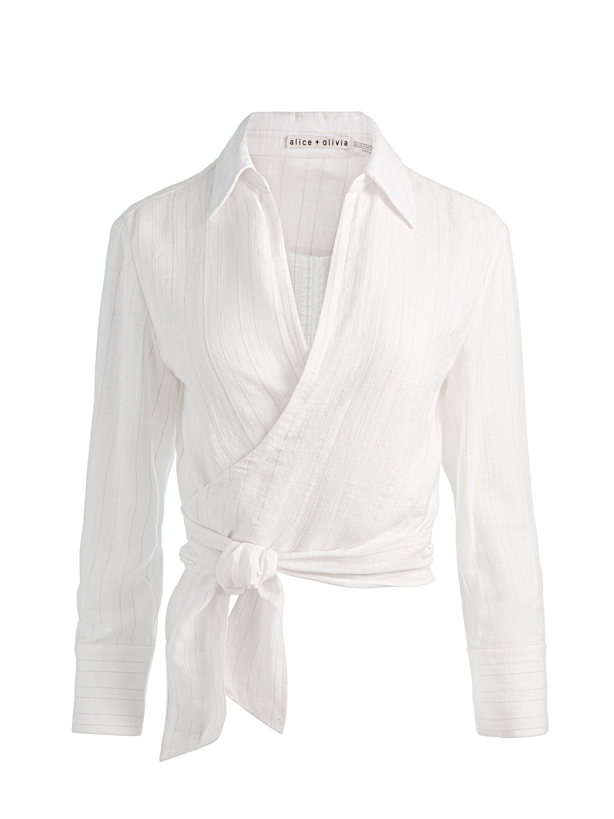 HANNON WRAP TOP - OFF WHITE