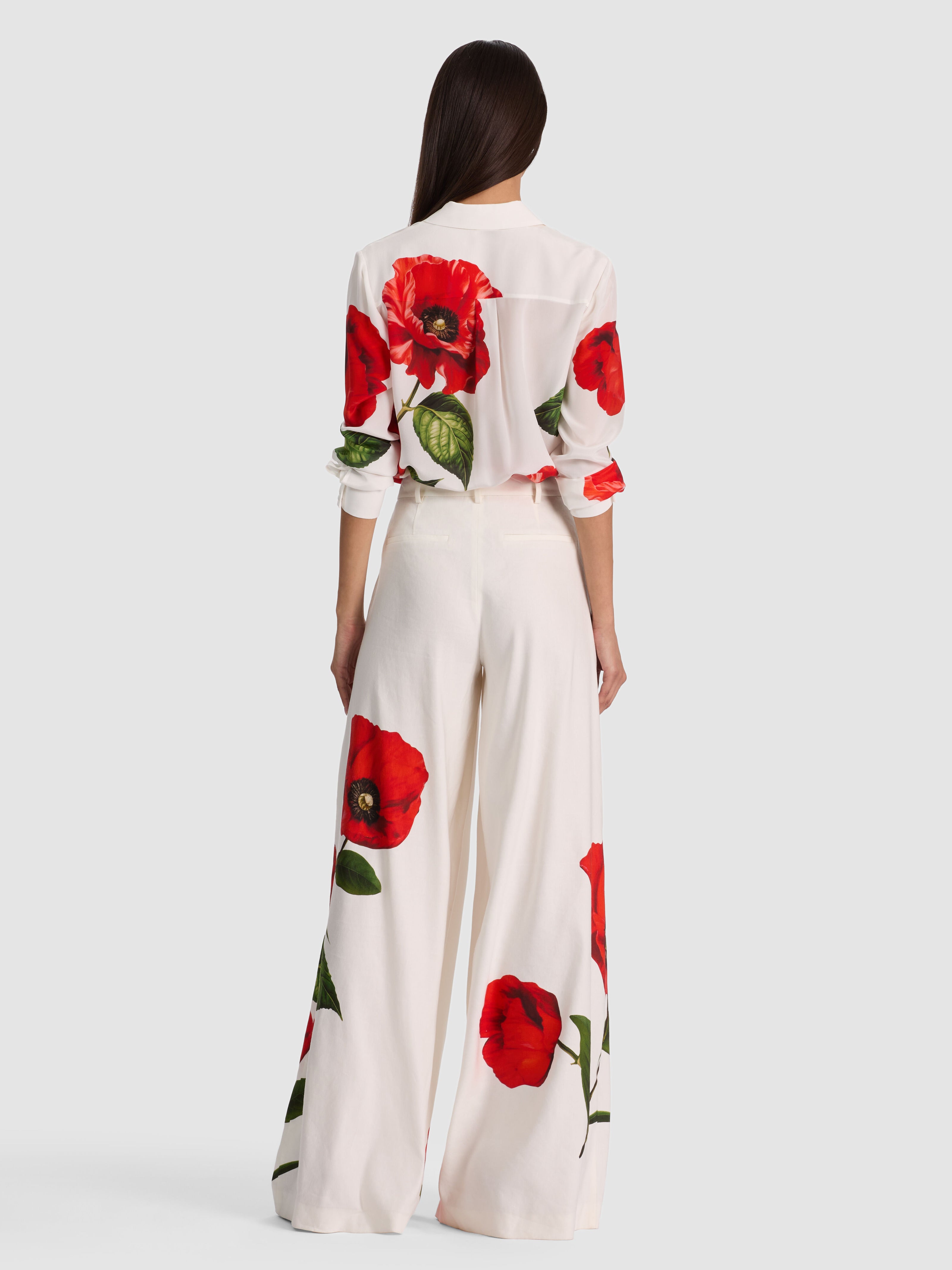 BLAIRE PLEATED PANT-SUMMER POPPY-ALICE + OLIVIA