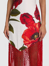MALLORY LINEN FRINGE MIDI DRESS-SUMMER POPPY-ALICE + OLIVIA