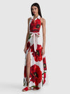 CHASSIDY HALTER MAXI DRESS-SUMMER POPPY-ALICE + OLIVIA