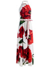 CHASSIDY HALTER MAXI DRESS-SUMMER POPPY-ALICE + OLIVIA