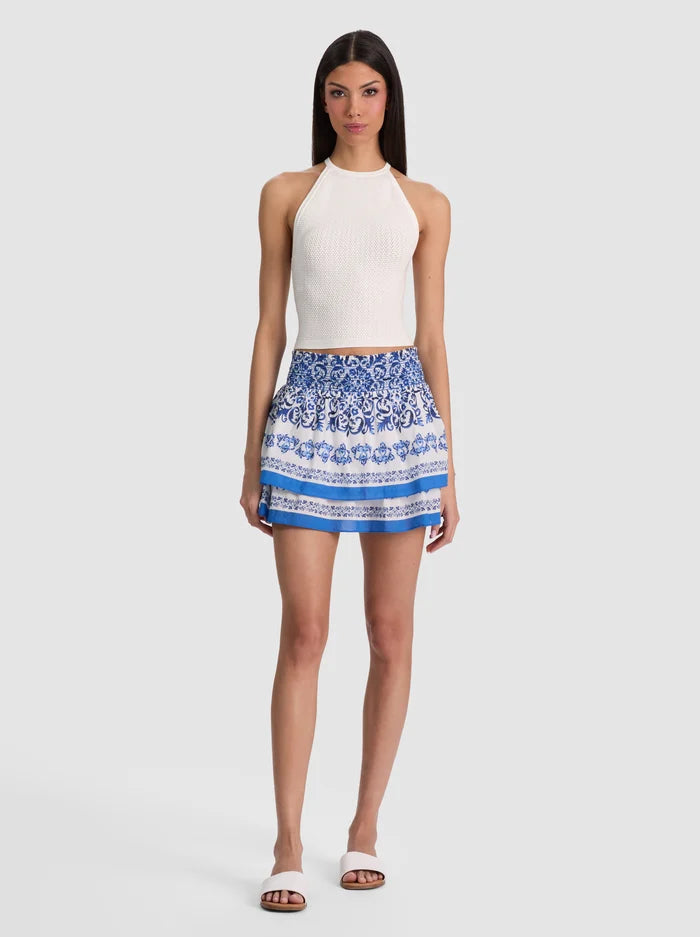 BETHIE RUFFLE MINI SKORT - SOLSTICE