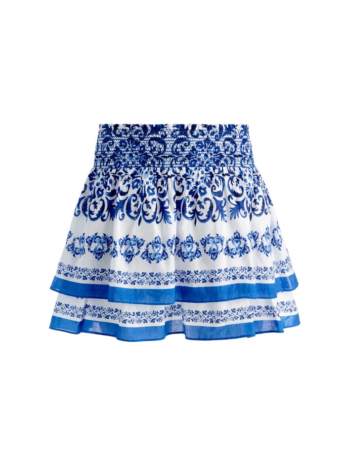 BETHIE RUFFLE MINI SKORT - SOLSTICE