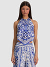 TOP HALTER FAZZOLETTO ALLA FRANCESE-ALICE + OLIVIA