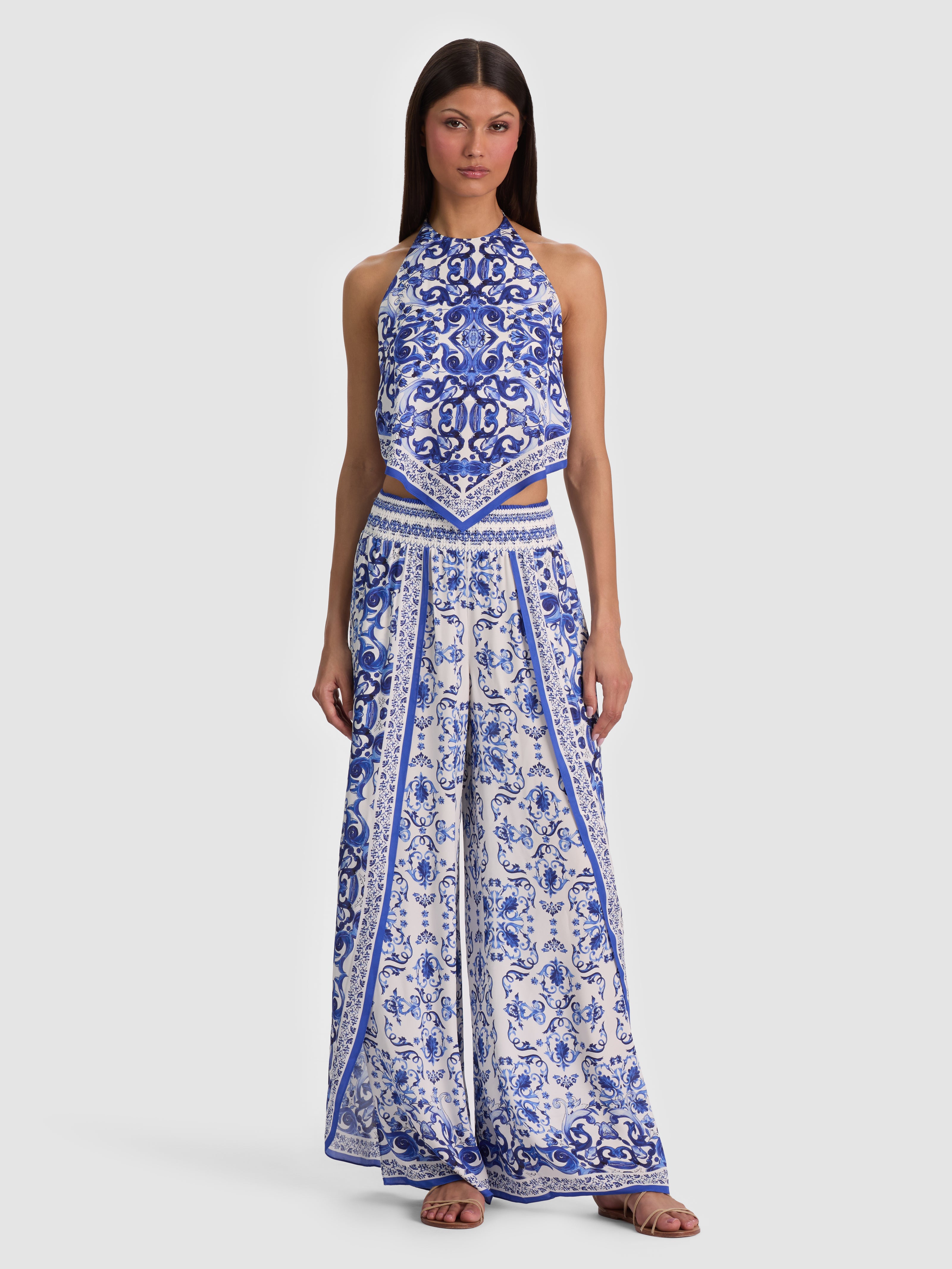 TOP HALTER FAZZOLETTO ALLA FRANCESE-ALICE + OLIVIA