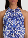 TOP HALTER FAZZOLETTO ALLA FRANCESE-ALICE + OLIVIA