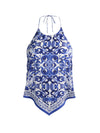 TOP HALTER FAZZOLETTO ALLA FRANCESE-ALICE + OLIVIA