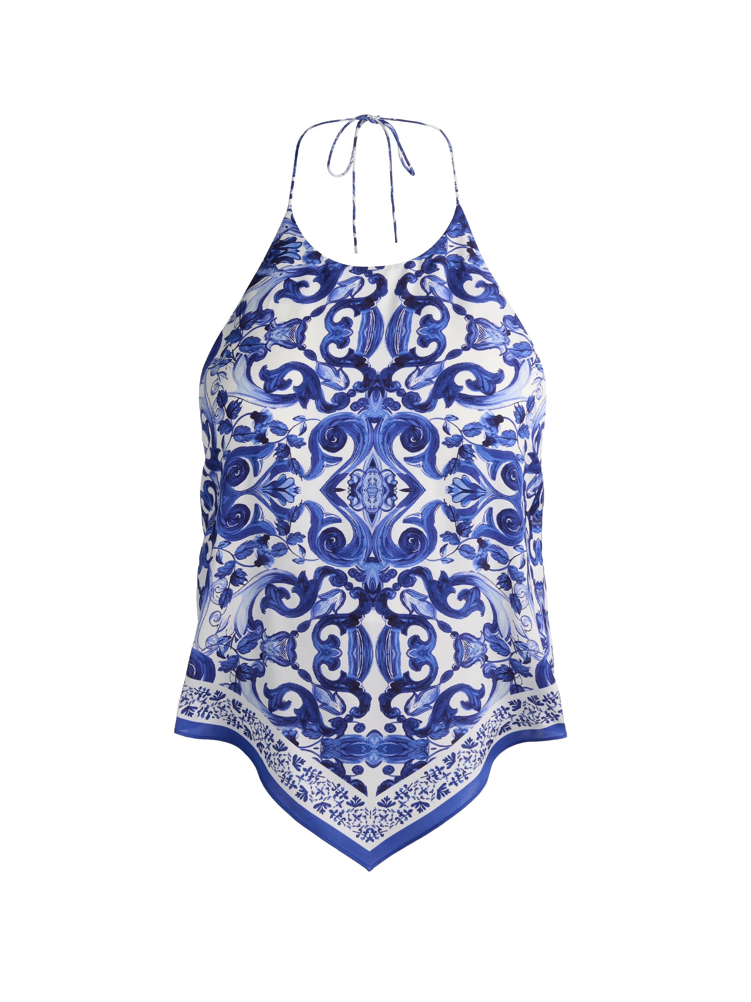 TOP HALTER FAZZOLETTO ALLA FRANCESE-ALICE + OLIVIA