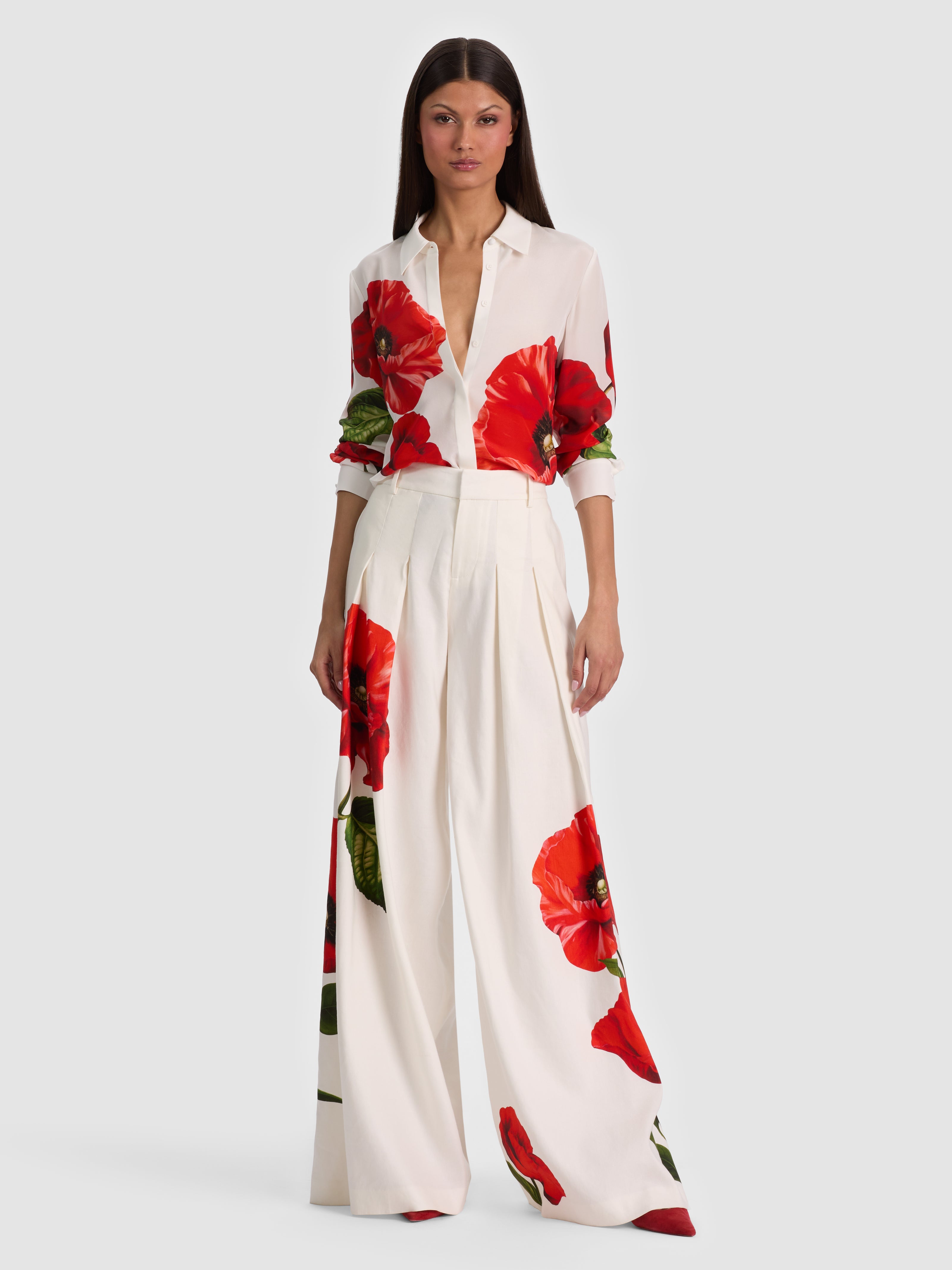 CAMICIA IN SETA WILLA-ALICE + OLIVIA