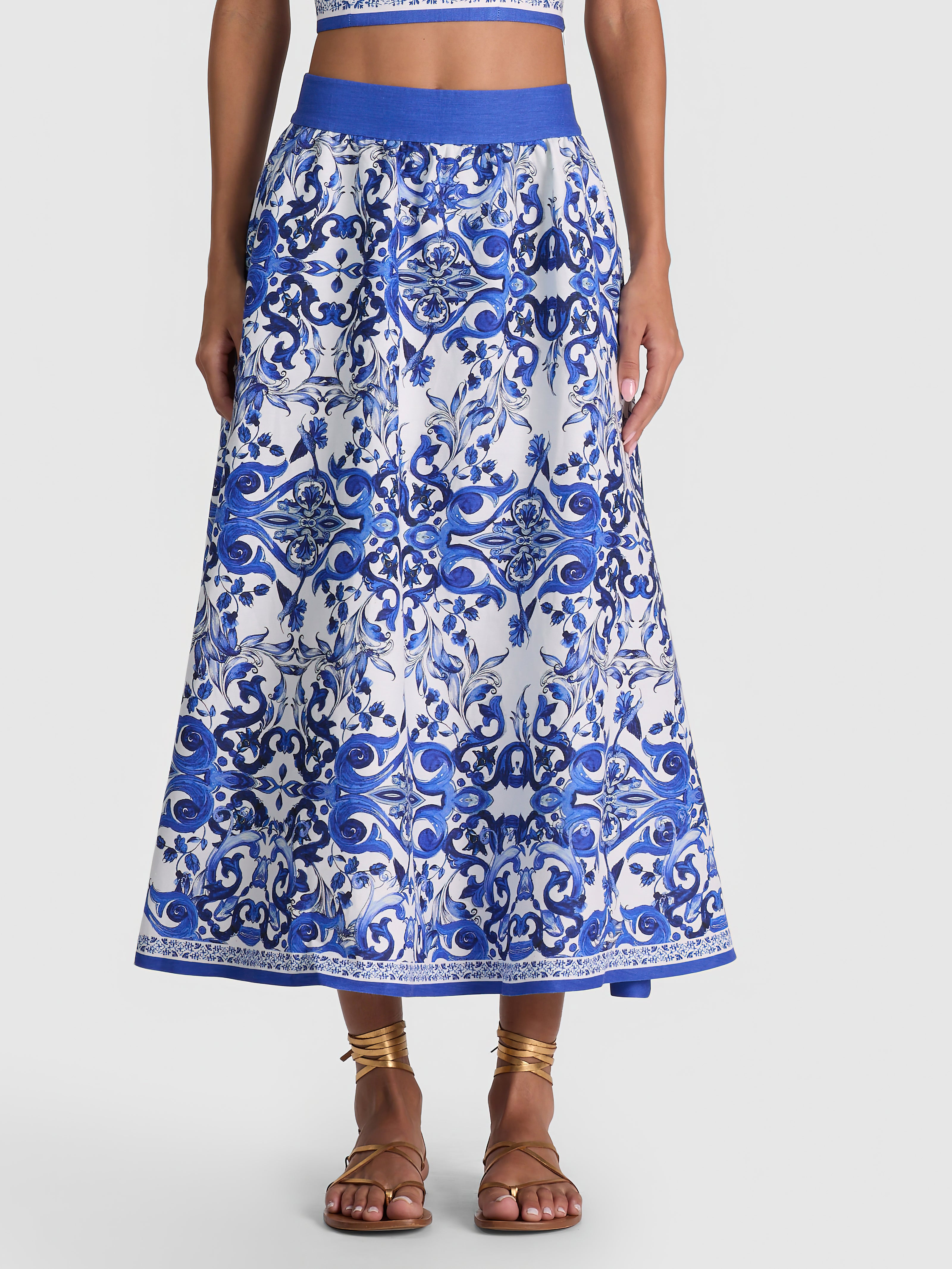 JUPE MIDI ÉVASÉE EARLA HW-ALICE + OLIVIA