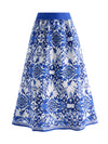 GONNA MIDI IN LINO EARLA-ALICE + OLIVIA