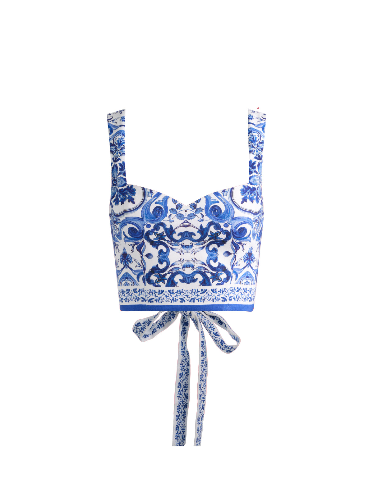 MIRIAM SWEETHEART CROPPED TOP - SOLSTICE