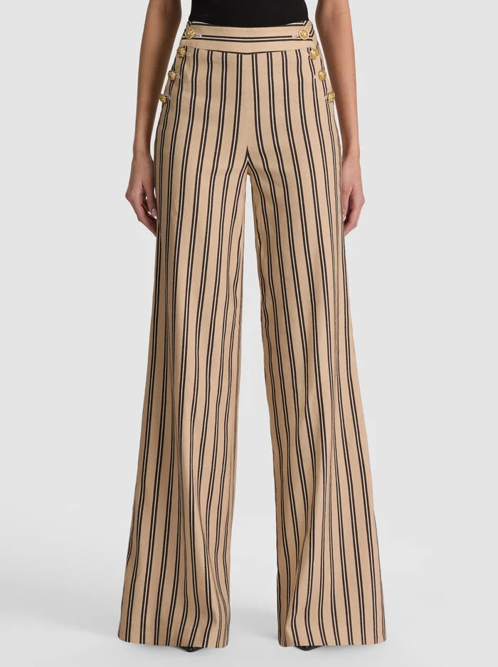 NARIN STRIPED LINEN PANT - BEACH DAY STRIPE SM