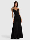 ABITO LUNGO BIANCA CON SPALLINE TWIST-ALICE + OLIVIA