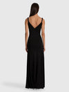 ABITO LUNGO BIANCA CON SPALLINE TWIST-ALICE + OLIVIA