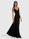 ABITO LUNGO BIANCA CON SPALLINE TWIST-ALICE + OLIVIA