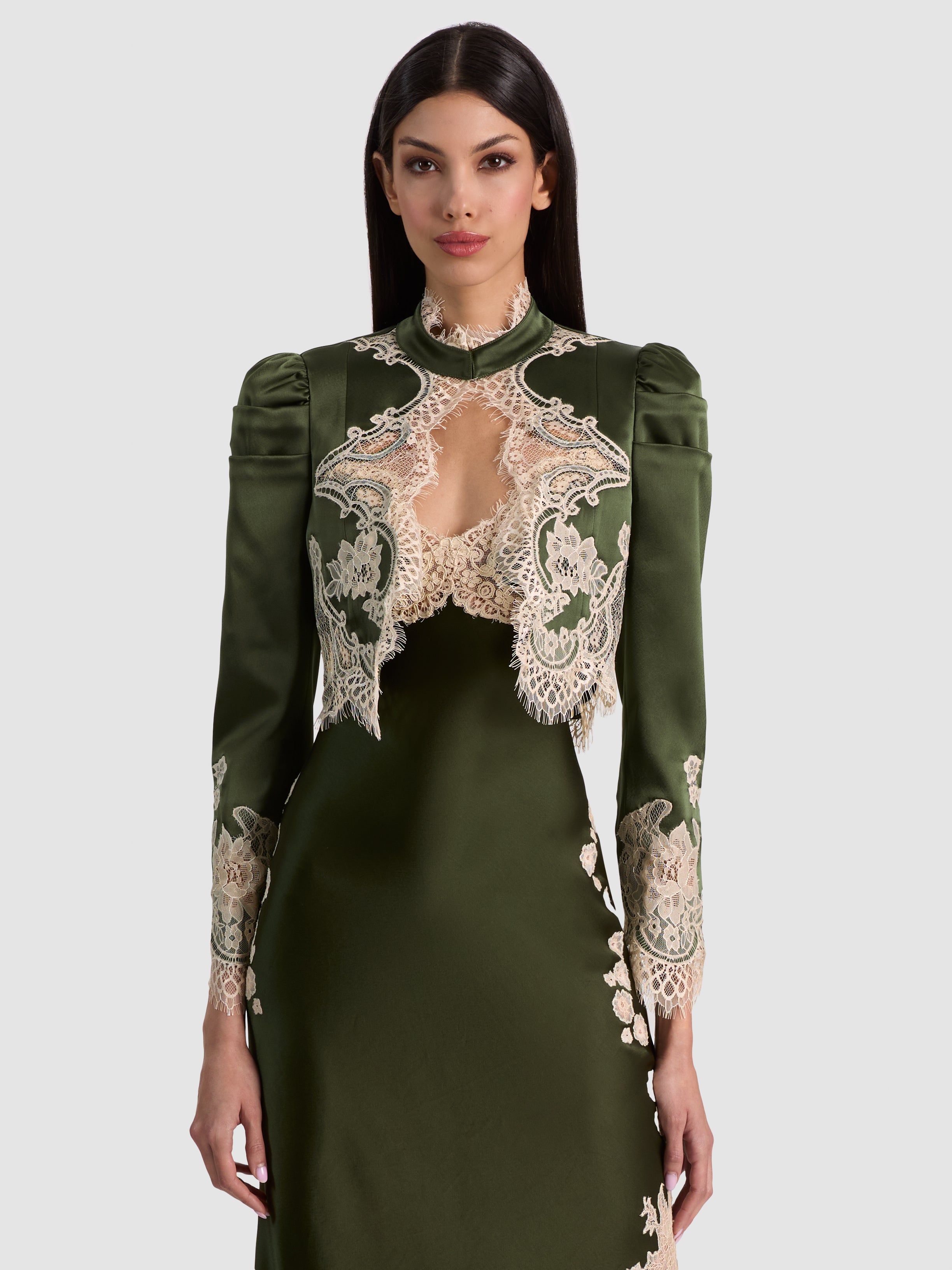 GIACCA CORTA IN PIZZO THOMASINA-ALICE + OLIVIA