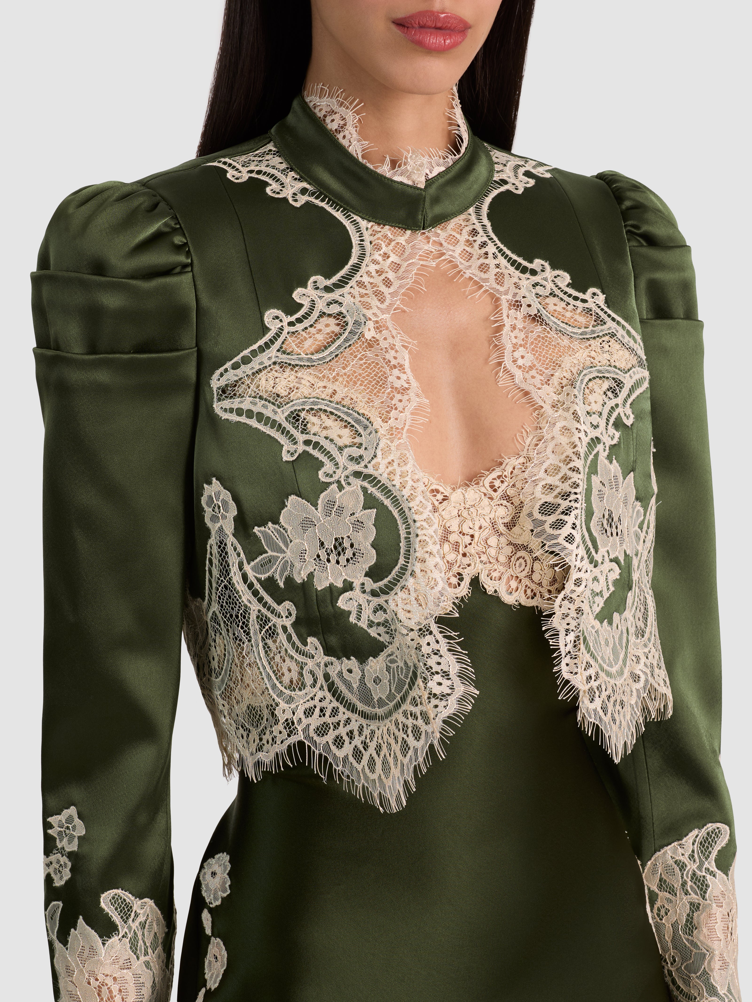 GIACCA CORTA IN PIZZO THOMASINA-ALICE + OLIVIA