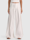 BLAIRE PLEATED PANT-GREEN LILY-ALICE + OLIVIA