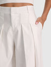 BLAIRE PLEATED PANT-OFF WHITE-ALICE + OLIVIA