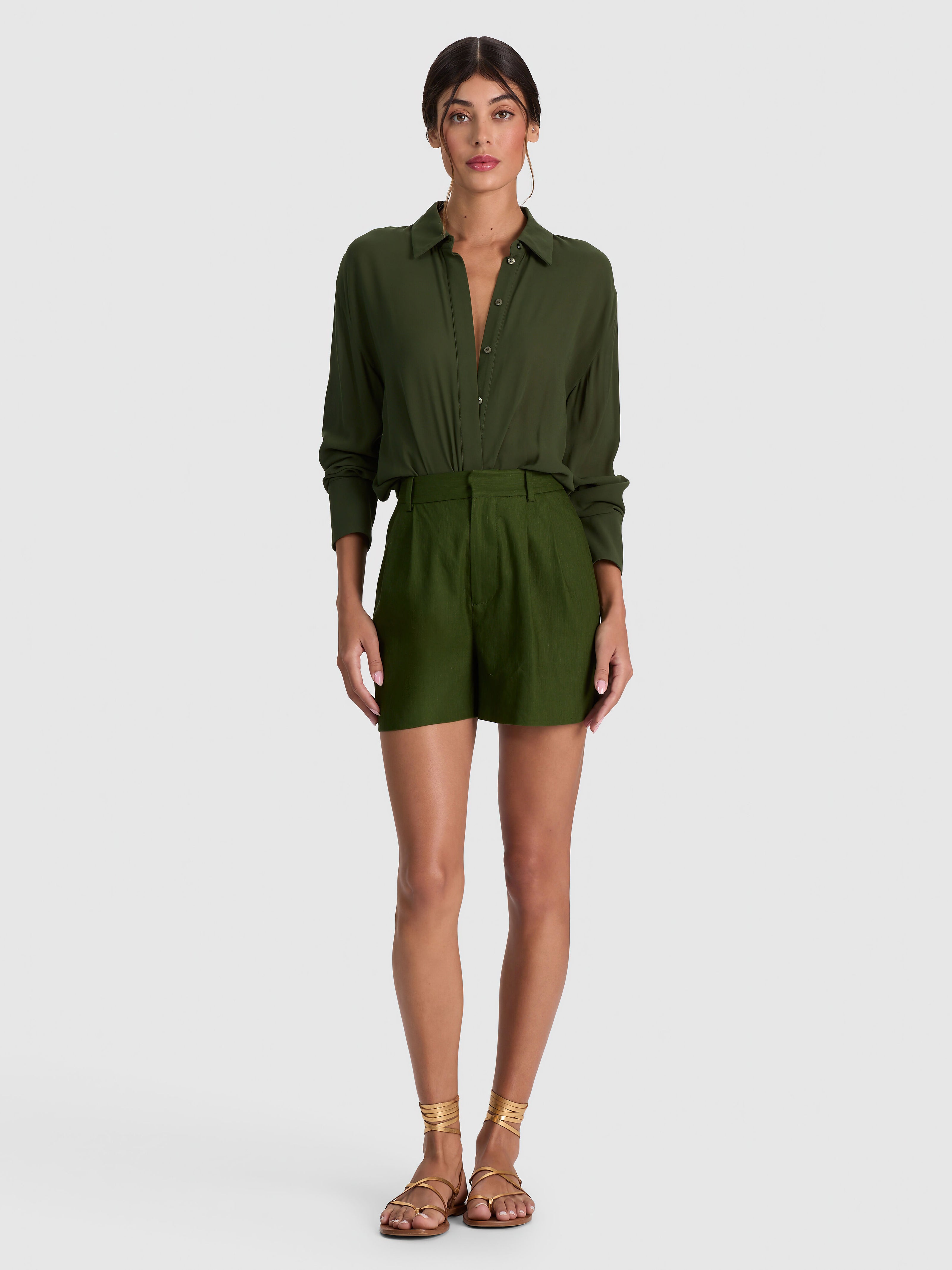 SHORT CONRY PLISSETTATO-ALICE + OLIVIA