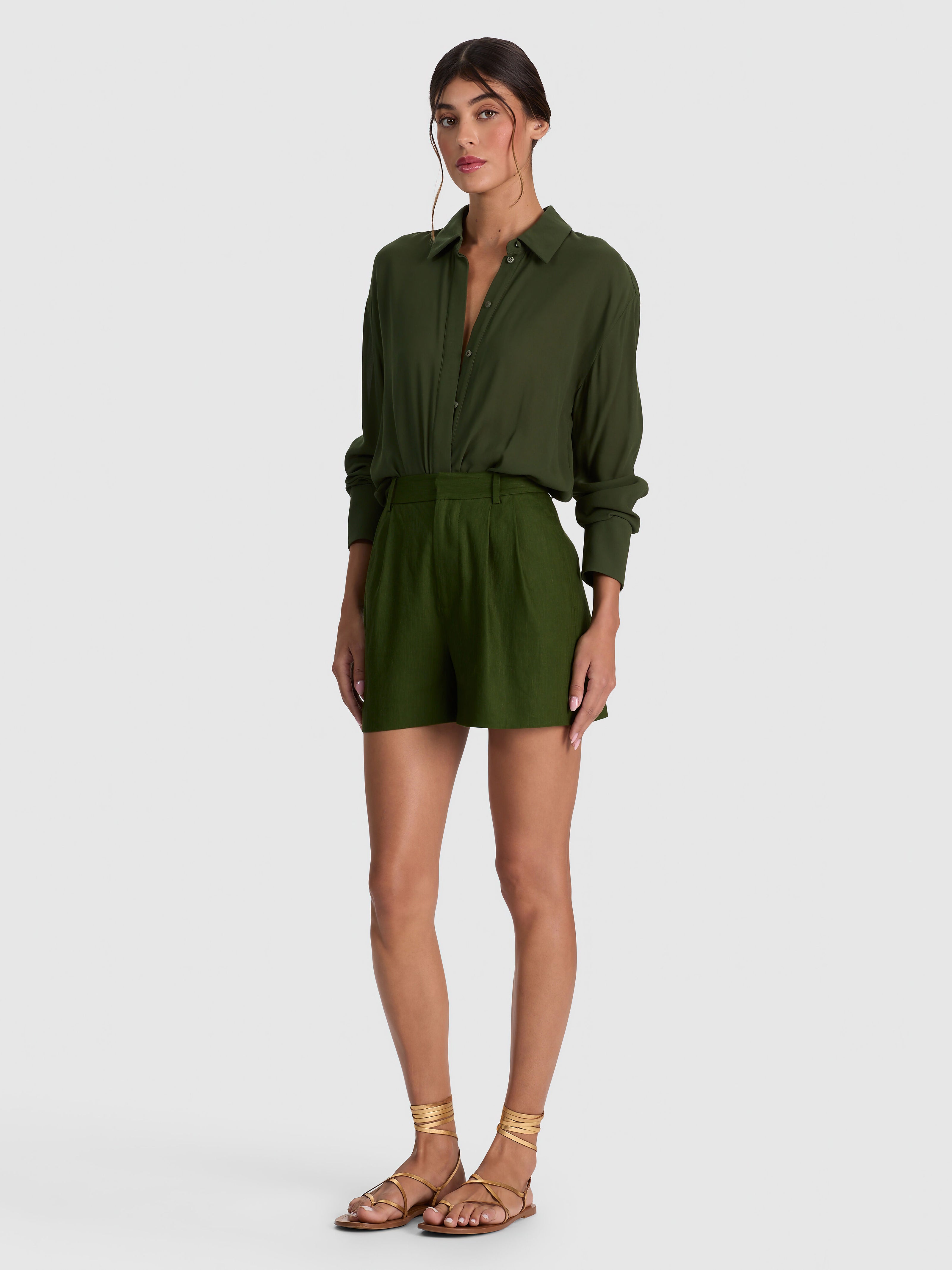 SHORT CONRY PLISSETTATO-ALICE + OLIVIA