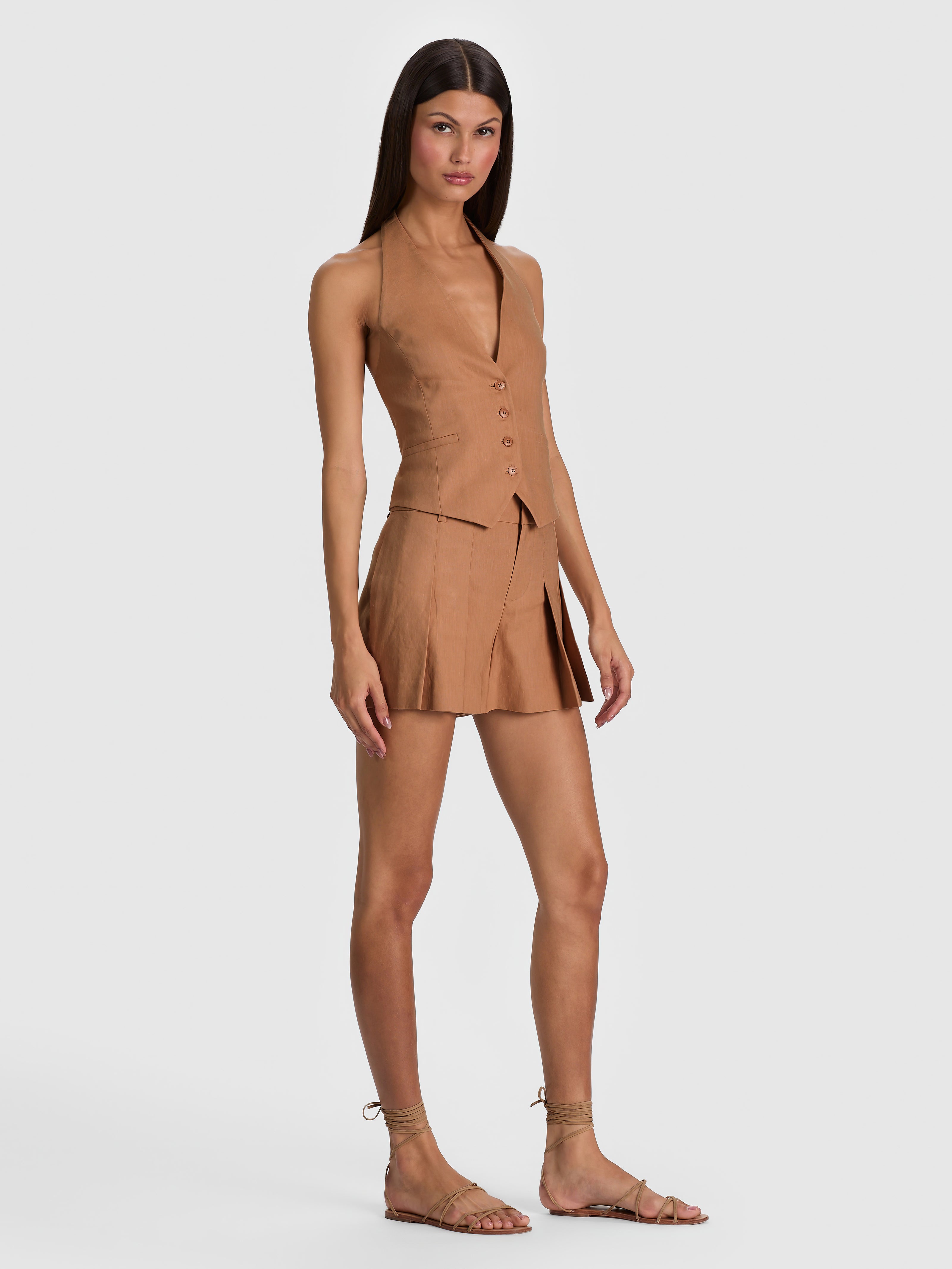 GILET ERICA COL EN V PROFOND SANS COL-ALICE + OLIVIA