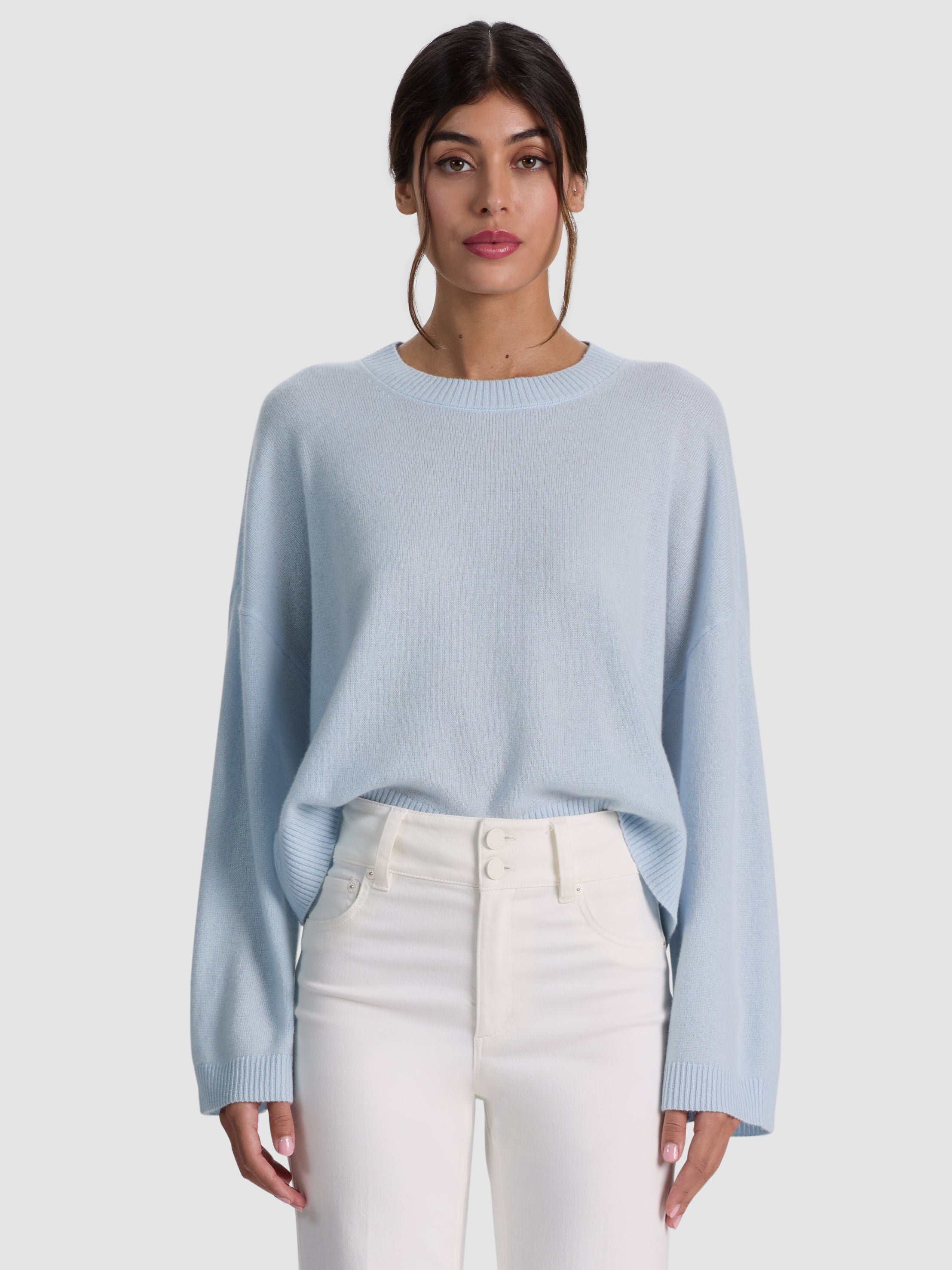 MARGIE BOXY PULLOVER-BLUE BREEZE-ALICE + OLIVIA