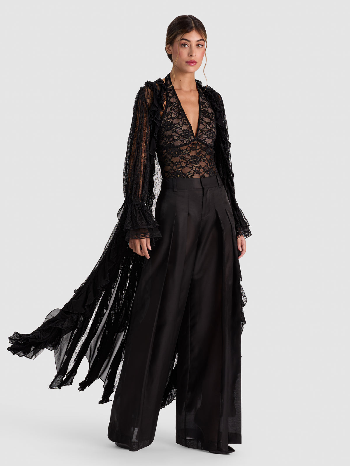 CHER RUFFLE MAXI ABITO-ALICE + OLIVIA