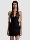 ROBE COURTE DOS NU EN DENTELLE VIOLA-ALICE + OLIVIA