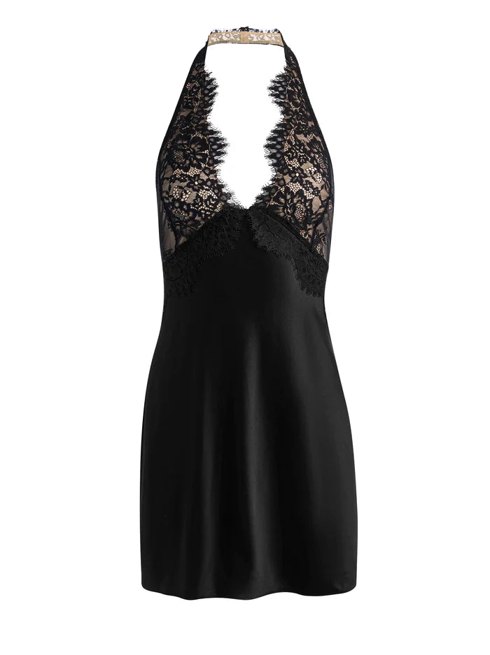 ROBE COURTE DOS NU EN DENTELLE VIOLA-ALICE + OLIVIA