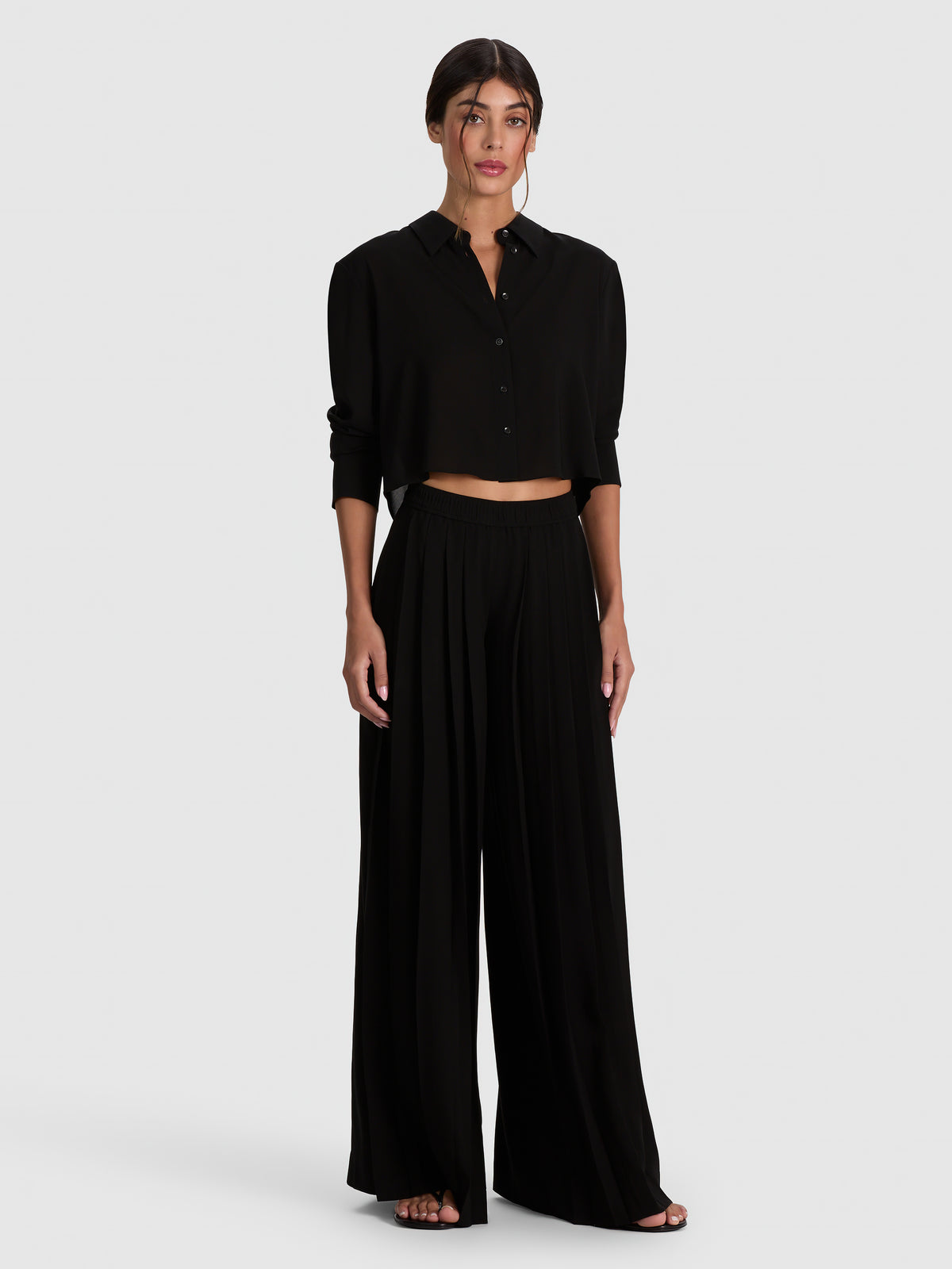 LEON BUTTON DOWN - BLACK