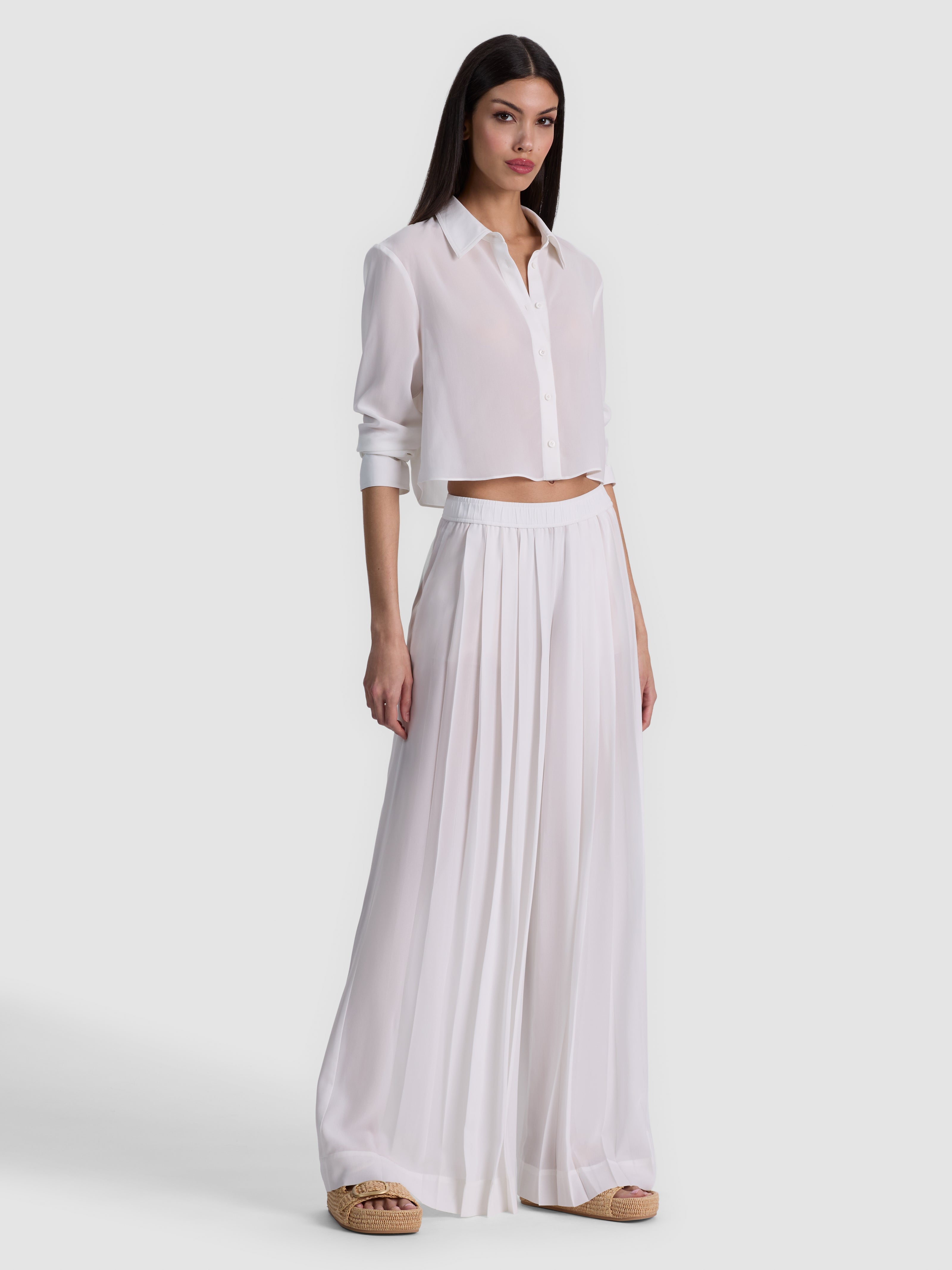 LEON BUTTON DOWN-OFF WHITE-ALICE + OLIVIA