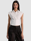 HAUT AJUSTÉ EN FAUX CORSET KIM-ALICE + OLIVIA