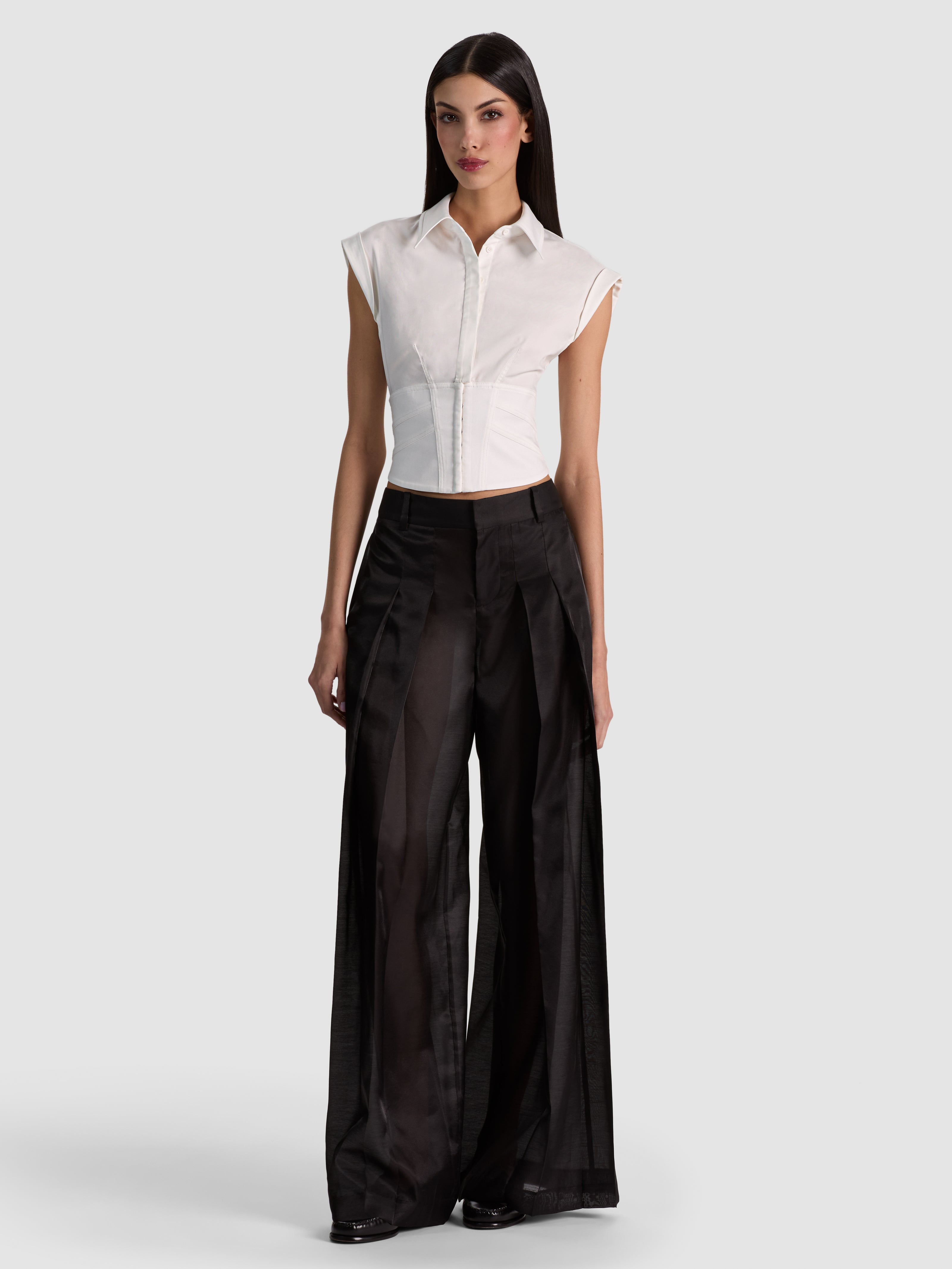HAUT AJUSTÉ EN FORME DE CORSET KIM-ALICE + OLIVIA