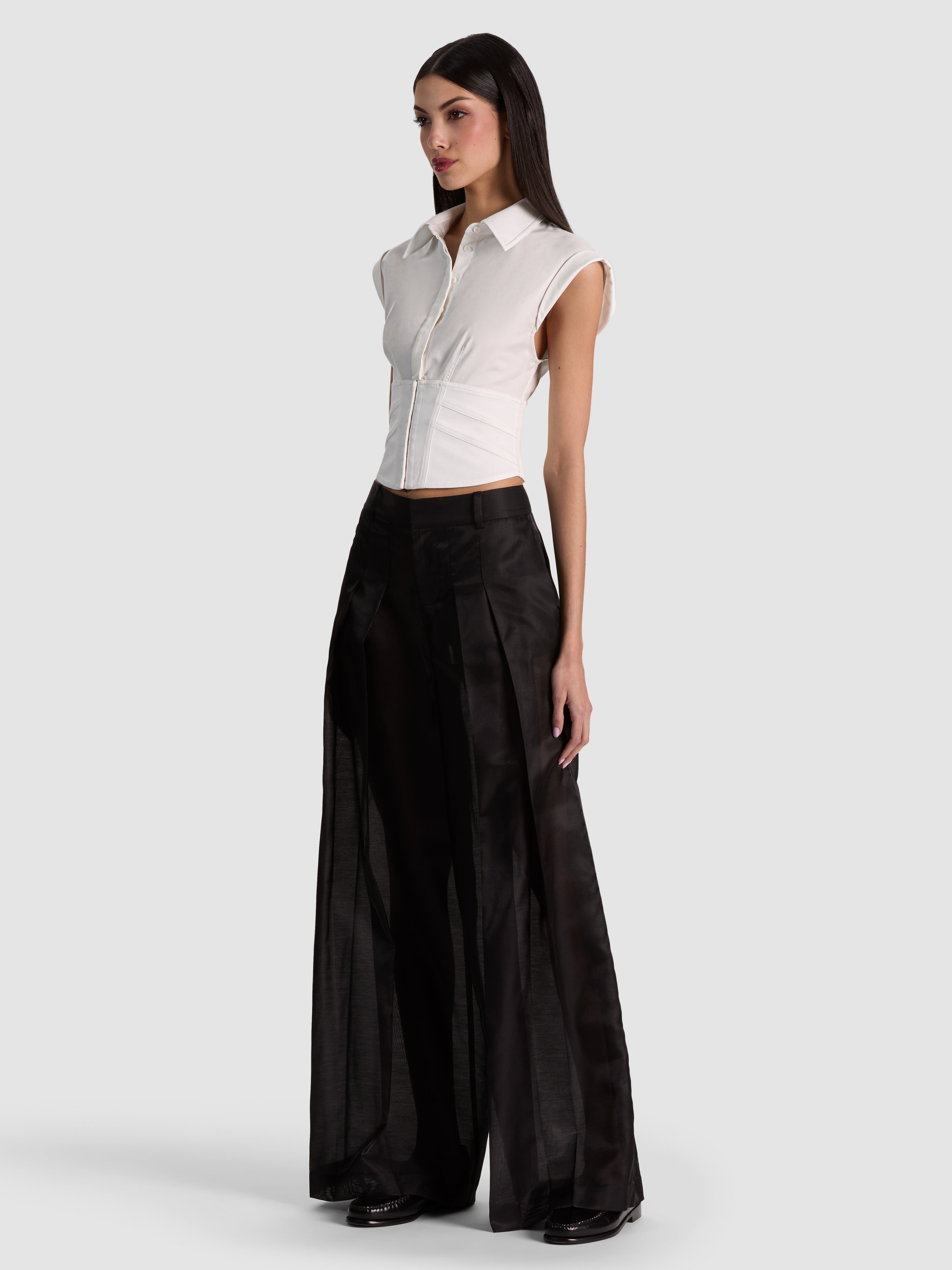 HAUT AJUSTÉ EN FORME DE CORSET KIM-ALICE + OLIVIA
