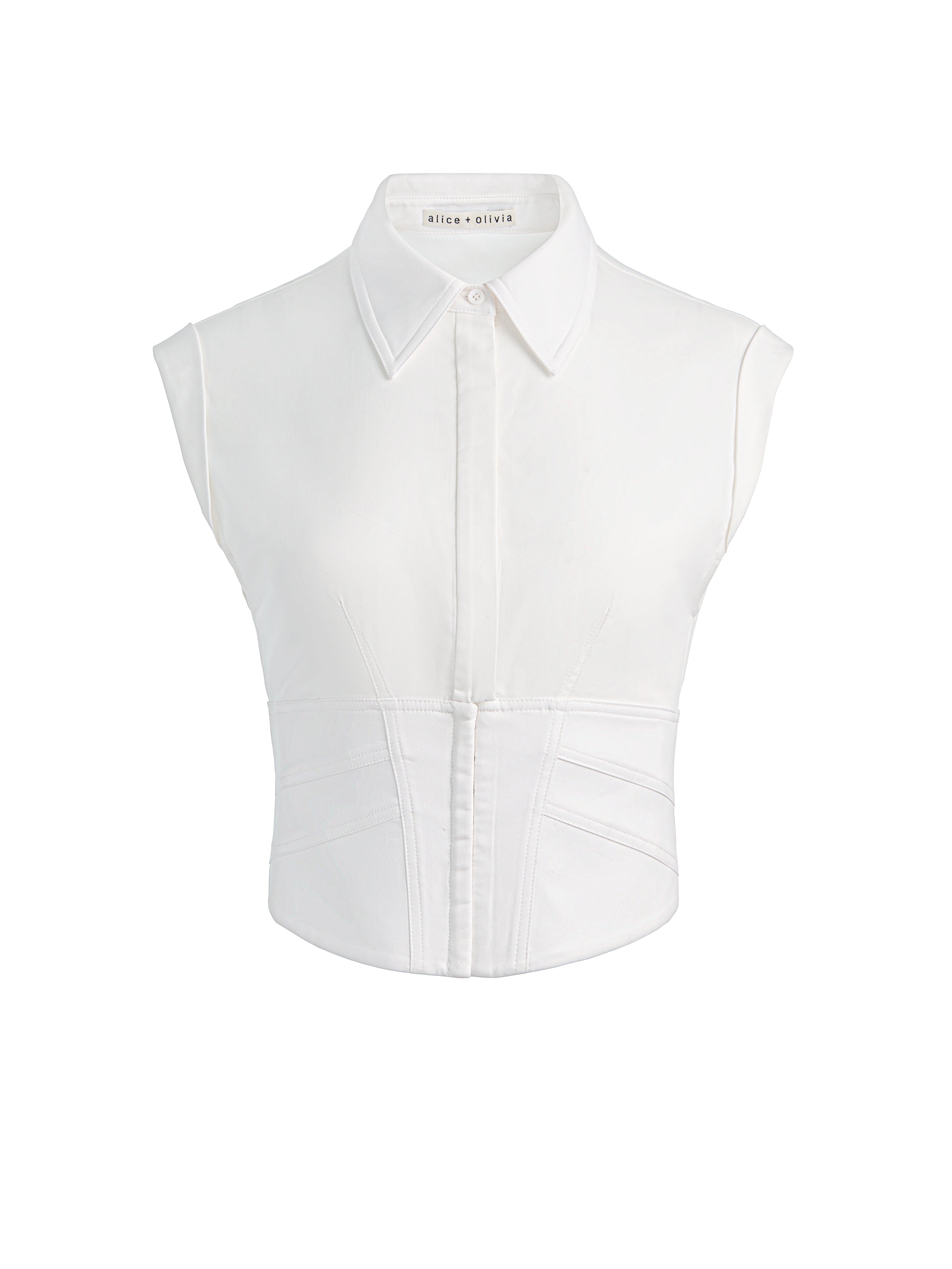 HAUT AJUSTÉ EN FORME DE CORSET KIM-ALICE + OLIVIA