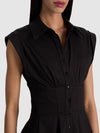 ROBE-CHEMISE COURTE ÉVASÉE À CORSET EMPANNE KIM-ALICE + OLIVIA