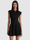 ROBE-CHEMISE COURTE ÉVASÉE À CORSET EMPANNE KIM-ALICE + OLIVIA