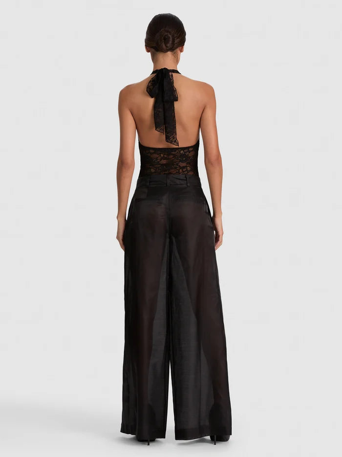 PANTALON PLISSÉ EN VOILE BLAIRE HR-ALICE + OLIVIA