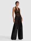 PANTALON PLISSÉ EN VOILE BLAIRE HR-ALICE + OLIVIA
