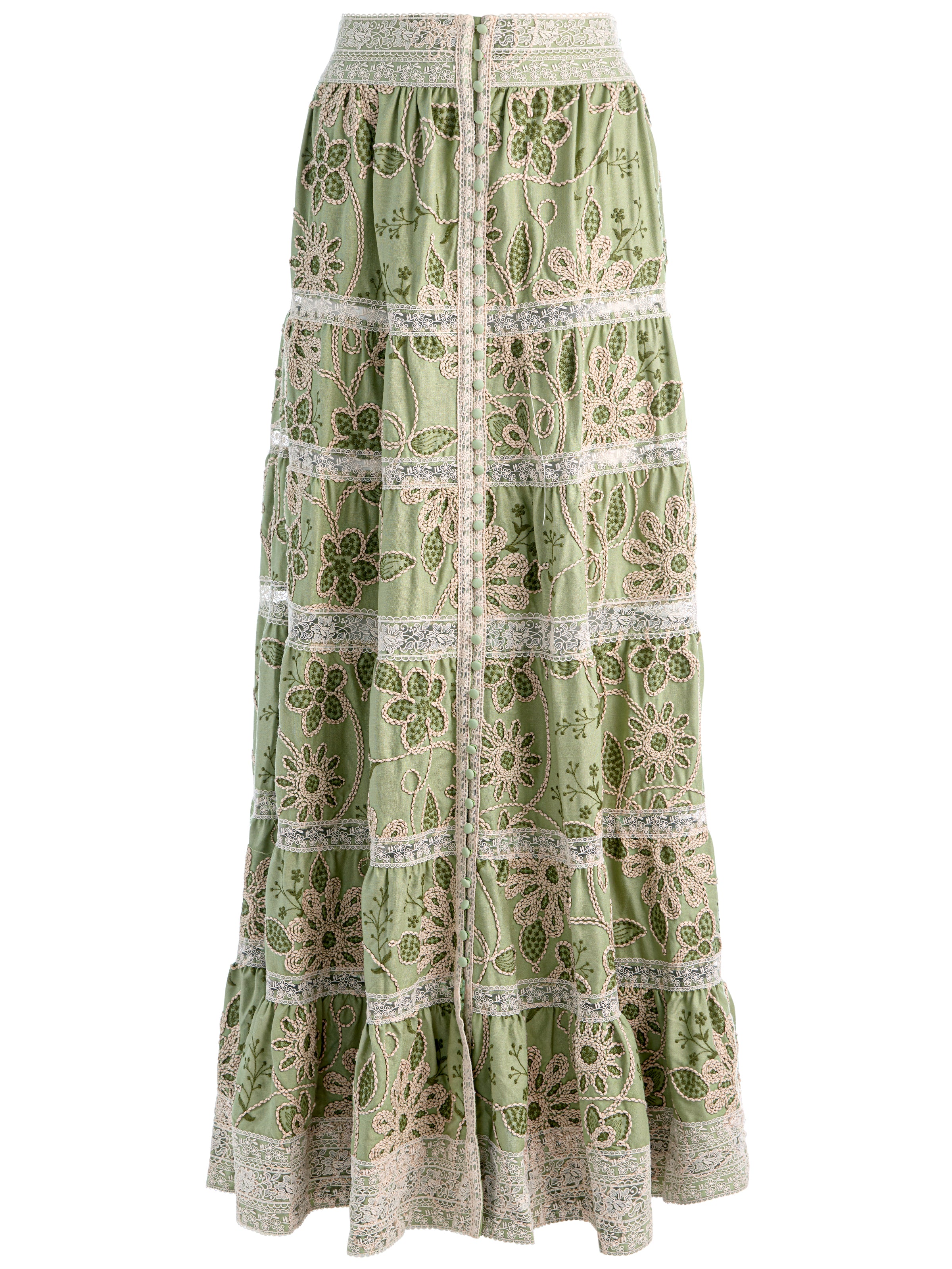 GONNA LUNGA RICAMATA ADIRA-ALICE + OLIVIA