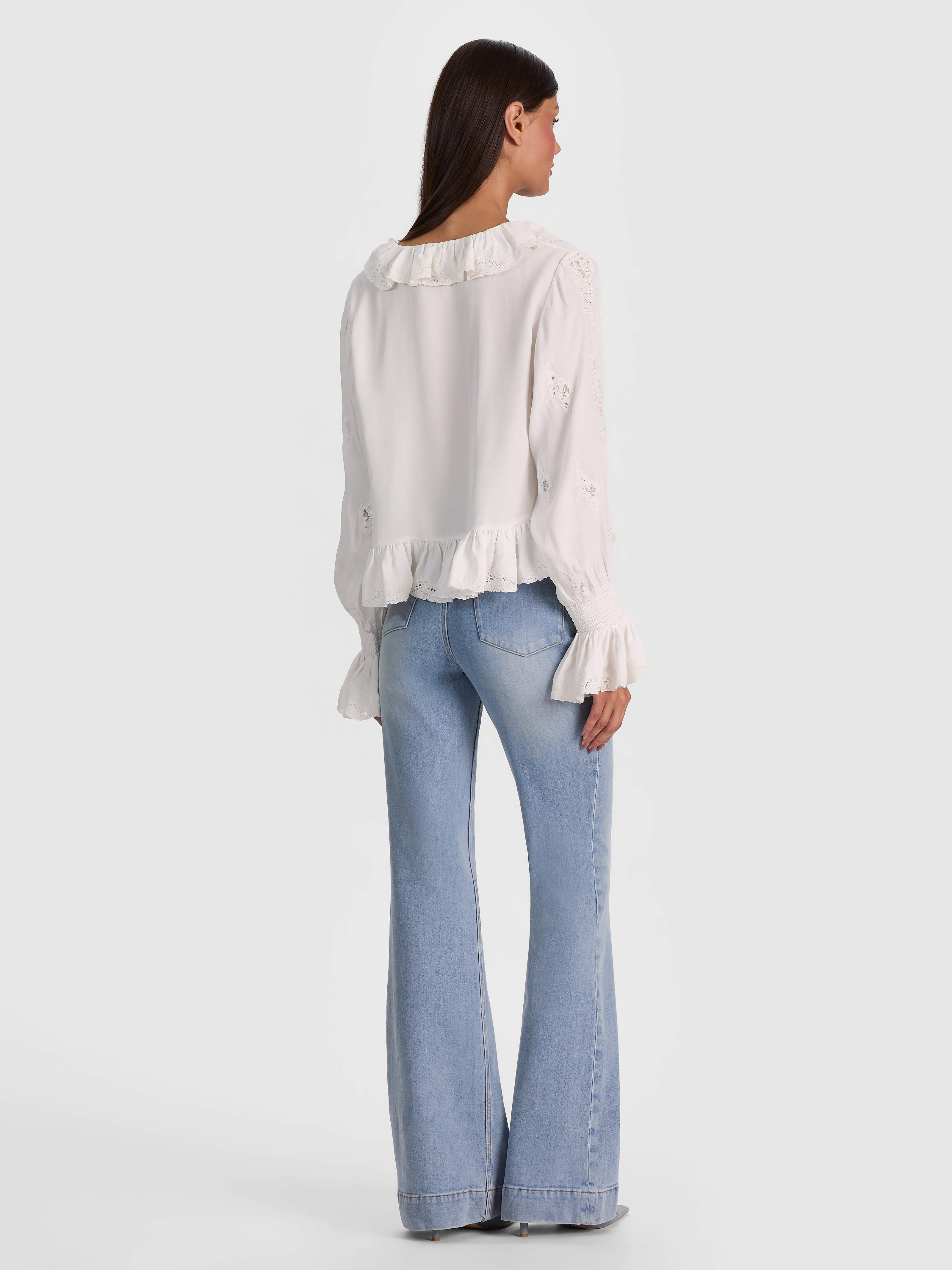 Camicia arricciata SKYE-ALICE + OLIVIA